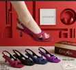 Women's Multicolor Heeled Sandals - Size 37-42 - 1