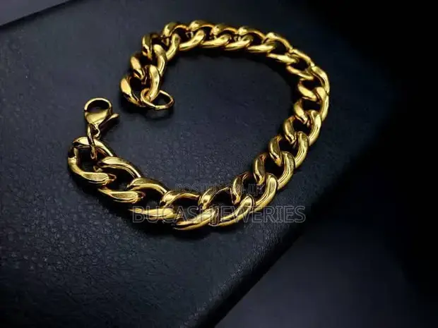 Stainless Steel Bracelets - Gold, Silver, Black - 1