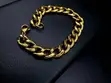 Stainless Steel Bracelets - Gold, Silver, Black - 1
