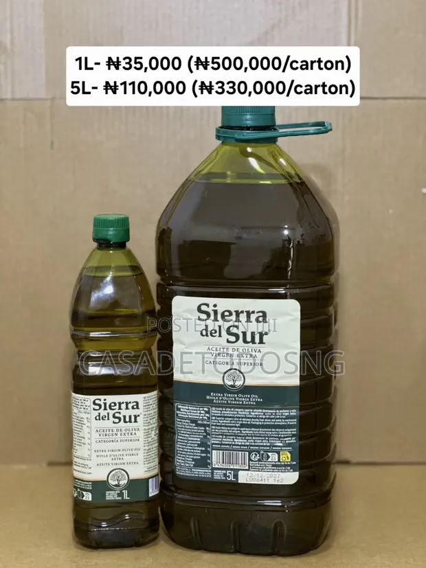 Sierra Del Sur Extra Virgin Olive Oil 1L - 100% Spanish EVOO - 1