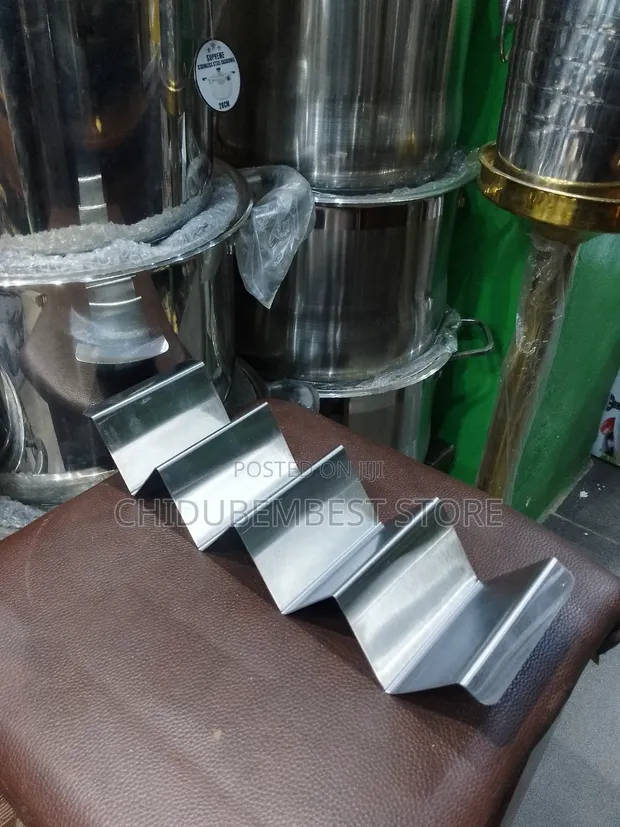 Stainless Steel Taco Holder Rack (Set of 4) - 1