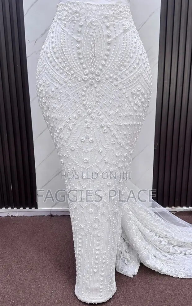 Beaded Lace Fabric - Brand New - 1