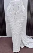 Beaded Lace Fabric - Brand New - 1