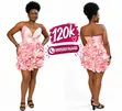 Ash Brand Corset Blouse & 3D Flower Skirt Set - 1