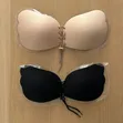 Adhesive Backless Armless Bra - Black - 2