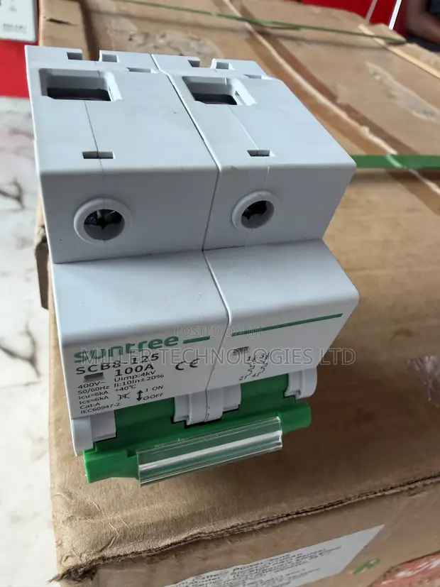Suntree SCB8 125 Series 100A 2P AC Circuit Breaker - 1