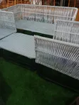 Arsh Rattan Mai Launi Masu Zama Biyar Tare da Filawa - 1