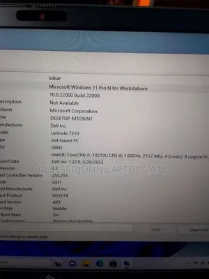 Dell Latitude 7310 Laptop - Core i5, 8GB RAM, 256GB SSD