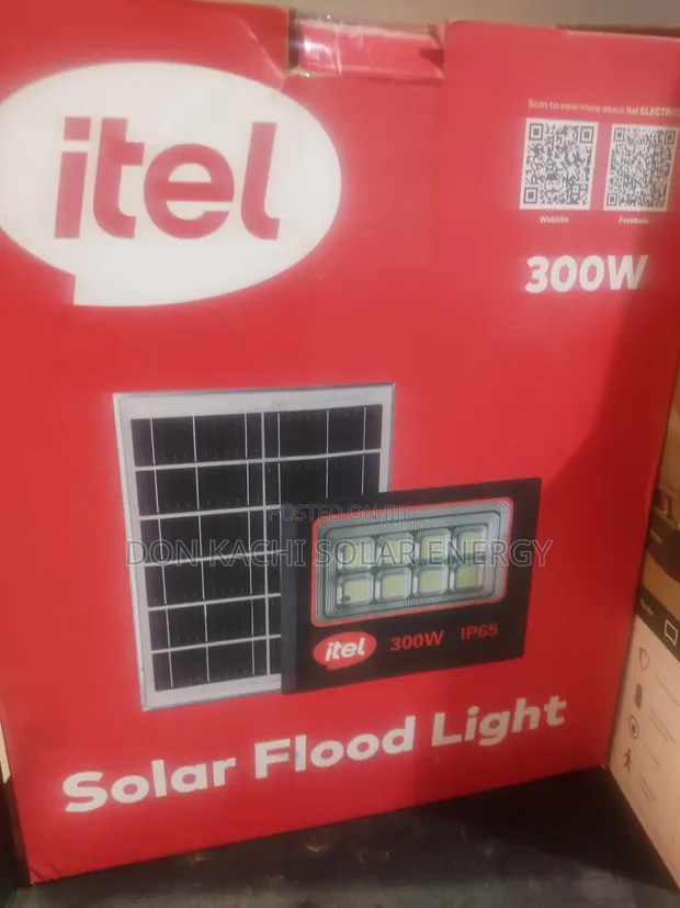 Itel 300W Hasken Rana na Wuta - 1