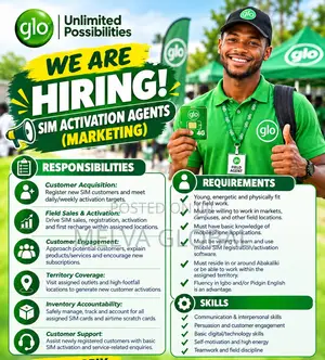 Urgent Vacancy: SIM Activation Agents in Abakaliki