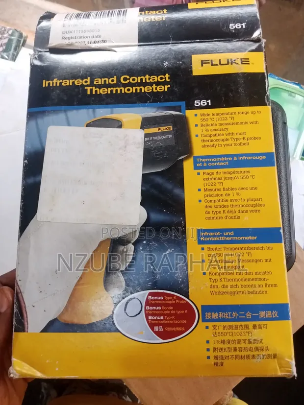 Fluke 561 IR and Contact Thermometer - 1