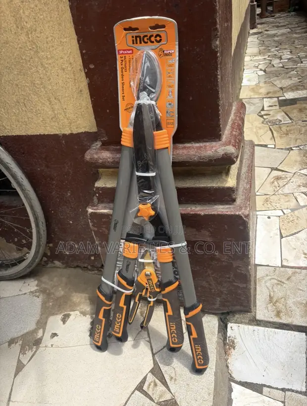 Ingco 3-Piece Garden Shears Set - 1