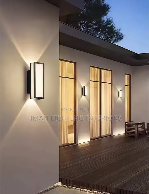 Modern Outdoor Cylindrical Wall Light - 1