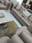 Sofa Mai Zama Bakwai na Turkiyya Mai Salo na Zamani tare da Tsakiyar Tebur - 1