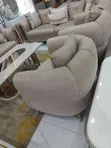 Sofa Mai Zama Bakwai na Turkiyya Mai Salo na Zamani tare da Tsakiyar Tebur - 3
