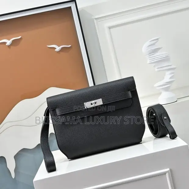 Hermes Luxury Men's Pouch Bag - Premium Leather - 1