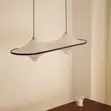 Cloud Spaceship Long Acrylic Luxury Minimalist Chandelier - 2