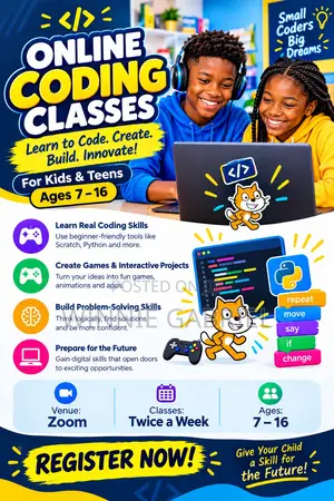 Kwasin Coding Na Kan layi Ga Yara & Matasa