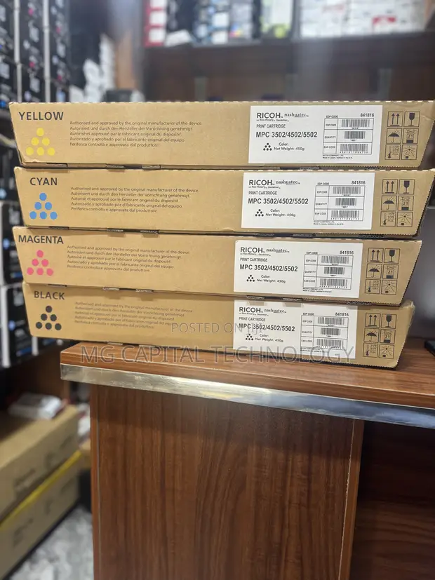 Ricoh 3502, 4502, 5502 Toner Cartridge - 1