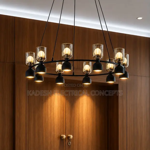 Modern LED Living Room Dining Table Ceiling Chandelier - 1