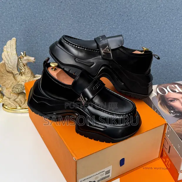 Louis Vuitton Men's Leather Sneakers - 1