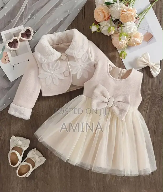 Cute Baby Girl Gowns - Brand New - 1