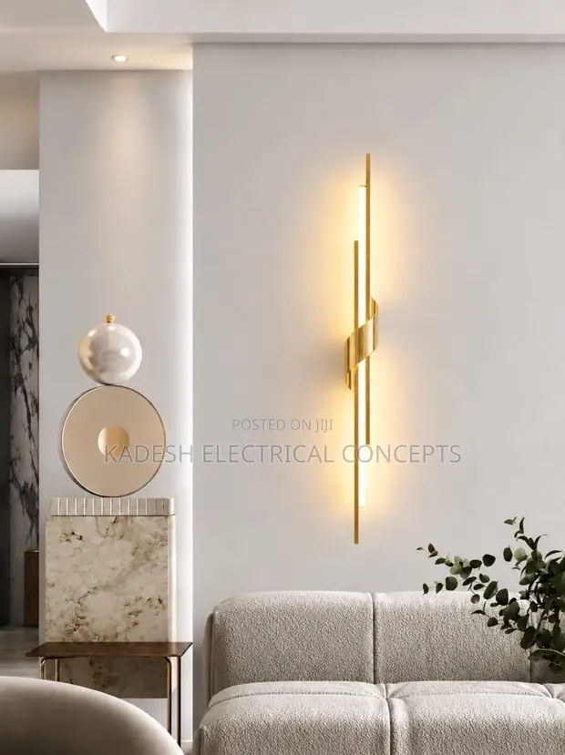 Modern LED Wall Light - Black/Bronze Brass Gold - 1