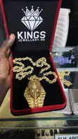 18 Karat Gold Chain & Pendant - 1