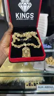 18 Karat Gold Chain & Pendant - 4