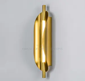 Modern Luxury Marble Effect Wall Lamp for Bedroom