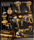 INGCO 5-in-1 Masana'antu Cordless Combo Kit - 2
