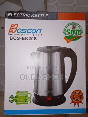 Boscon Electric Kettle 2L Black