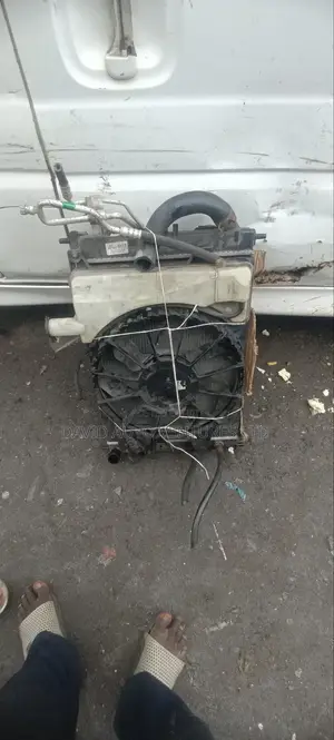Hyundai Elantra 2014 Radiator Fan and AC Condenser
