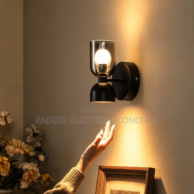 Modern Glass Wall Lamp for Living Room, Bedroom, Hotel - 1