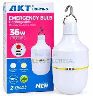 AKT 36W Rechargeable Emergency Bulb 700LM - USB