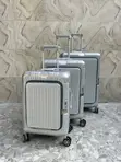 Premium Silver Hard Shell Spinner Luggage - 1