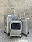 Premium Silver Hard Shell Spinner Luggage - 3
