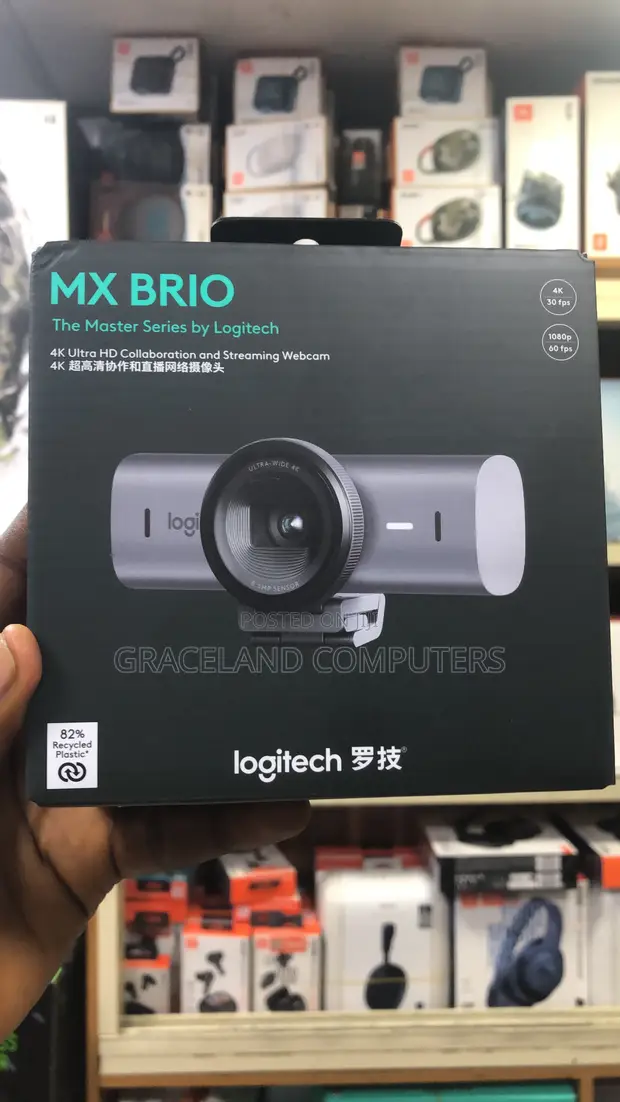 Logitech MX Brio Ultra HD Webcam don Watsawa - 1