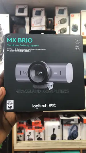 Logitech MX Brio Ultra HD Webcam for Streaming