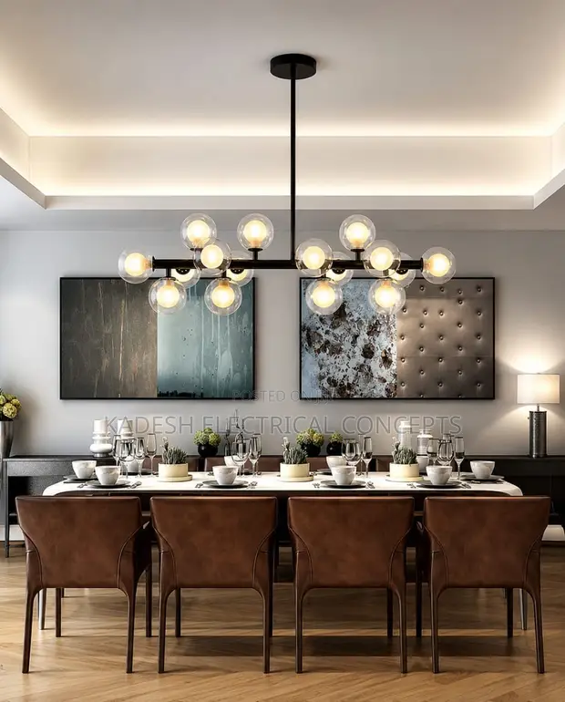 Sashin Haske na Zamani na Luxury LED - Hasken Wuta na Gilashin Nordic - 1