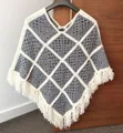 Babis Crochet Handmade Poncho - 2