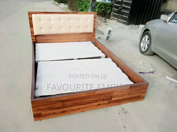 Home Interiors 4x6 Bed Frame with Side Drawer - 1