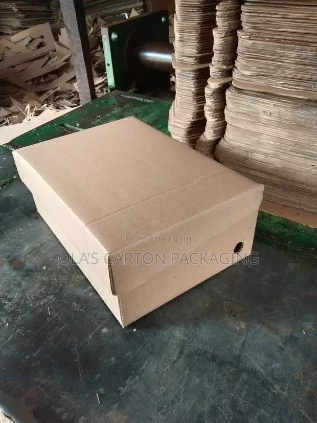 Brown Carton Shoe Boxes - 1