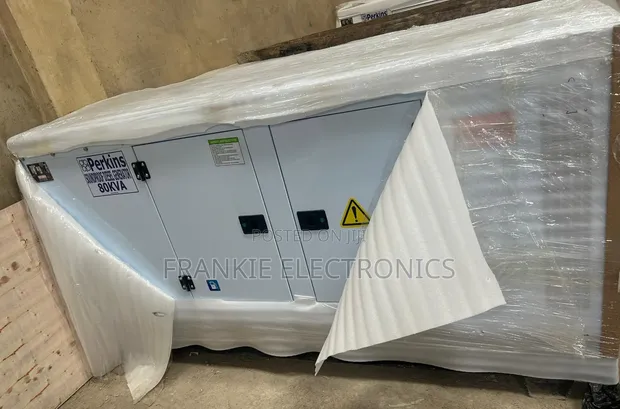 80kVA Perkins Soundproof Diesel Generator - 1
