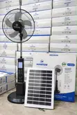RealTouch Solar Fan Mai Cajin Rana (MD-100SFA) Tare da Solar Panel - 2