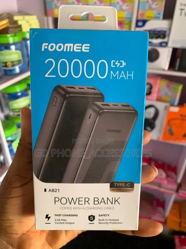 FOOMEE AB21 20000mAh Power Bank Mai Sauri (Baki) - 1