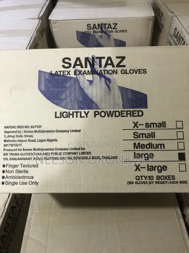 Latex Examination Gloves (10 Guda) - 1