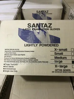 Latex Examination Gloves (10 Guda)