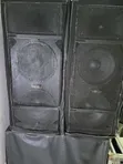 DJ Speakers and Subwoofers with Amplifiers and Mixer - 4