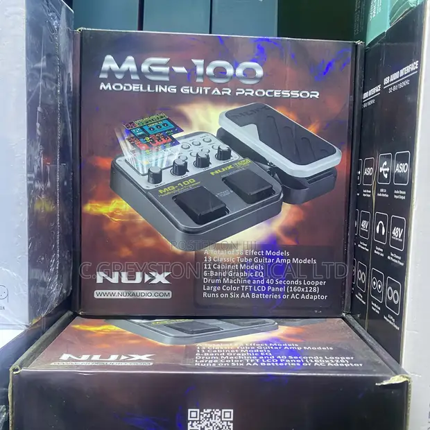 NUX MG-100 Guitar Multi-Effect Pedal - 1